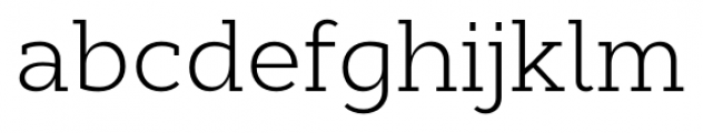 Cyntho Slab Pro Light Font LOWERCASE
