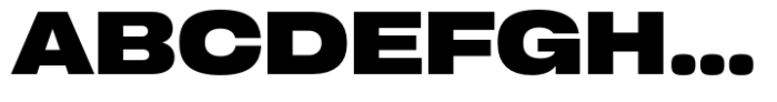Cy Grotesk Std Grand Bold Font UPPERCASE