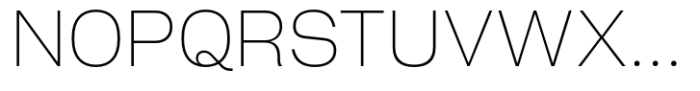 Cy Grotesk Std Key Thin Font UPPERCASE