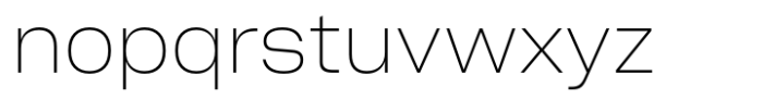 Cy Grotesk Std Key Thin Font LOWERCASE