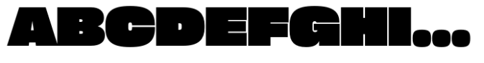 Cy Grotesk Std Wide Black Font UPPERCASE