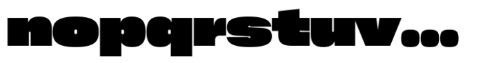 Cy Grotesk Std Wide Black Font LOWERCASE