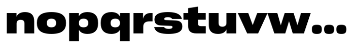 Cy Grotesk Std Wide Bold Font LOWERCASE