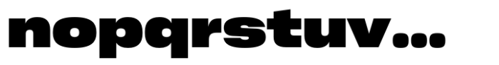 Cy Grotesk Std Wide Heavy Font LOWERCASE