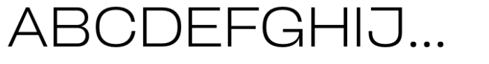 Cy Grotesk Std Wide Light Font UPPERCASE