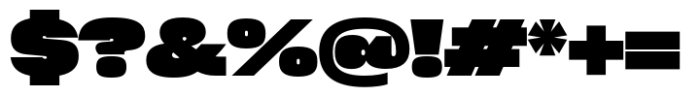 Cy Grotesk Wide Black Font OTHER CHARS