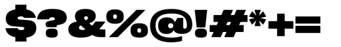 Cy Grotesk Wide Heavy Font OTHER CHARS