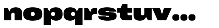 Cy Grotesk Wide Heavy Font LOWERCASE