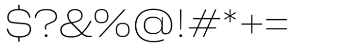 Cy Grotesk Wide Thin Font OTHER CHARS
