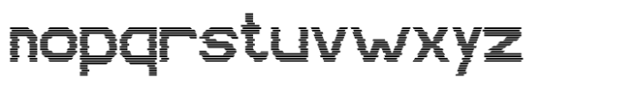 CyCord Glitch Font LOWERCASE