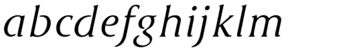 Cyan Italic Font LOWERCASE