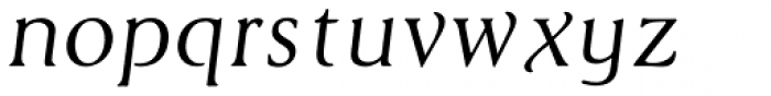 Cyan Neue Italic Font LOWERCASE