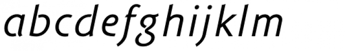 Cyan Sans Italic Font LOWERCASE
