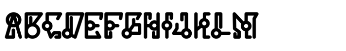 Cyber Aliens Font UPPERCASE