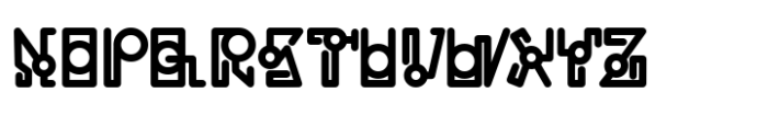 Cyber Aliens Font UPPERCASE