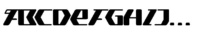 Cyber Motion Regular Font UPPERCASE