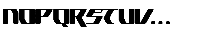 Cyber Motion Regular Font UPPERCASE