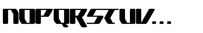 Cyber Motion Regular Font LOWERCASE