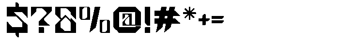 Cyber Pulse Font OTHER CHARS