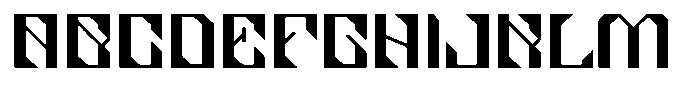 Cyber Pulse Font UPPERCASE