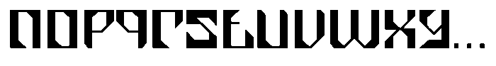 Cyber Pulse Font LOWERCASE