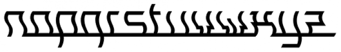 Cyber Script Shimmer Font LOWERCASE
