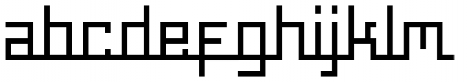 Cyber Script Font LOWERCASE
