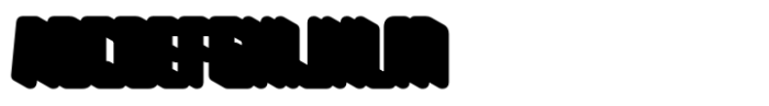 Cyber Techno Extrude Font UPPERCASE