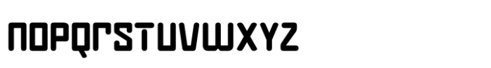 Cyber Techno Regular Font LOWERCASE
