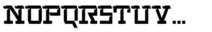 Cyber Track Font LOWERCASE