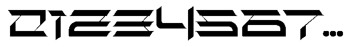 Cyber Tronic Font OTHER CHARS