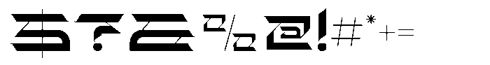 Cyber Tronic Font OTHER CHARS