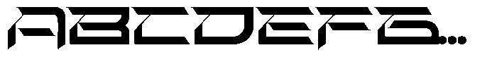 Cyber Tronic Font UPPERCASE