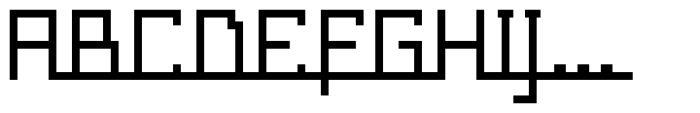 CyberScript Regular Font UPPERCASE