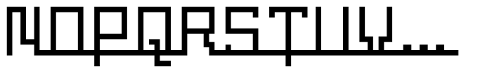 CyberScript Regular Font UPPERCASE