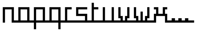 CyberScript Regular Font LOWERCASE
