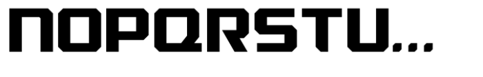 Cyberank Font LOWERCASE