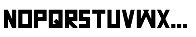 Cyberbang Font UPPERCASE