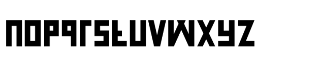 Cyberbang Font LOWERCASE