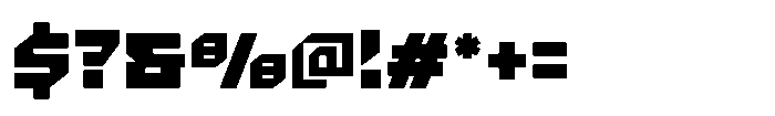 Cyberform Regular Font OTHER CHARS
