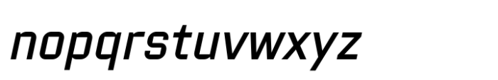 Cybersport Italic Font LOWERCASE