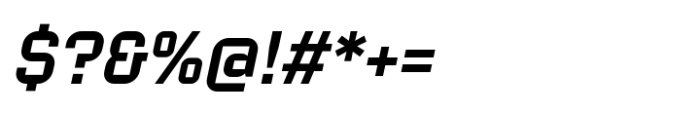 Cybersport Semi Bold Italic Font OTHER CHARS