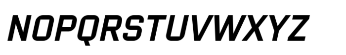 Cybersport Semi Bold Italic Font UPPERCASE