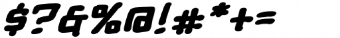 Cybervox Bold Italic Font OTHER CHARS