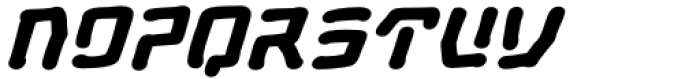 Cybervox Bold Italic Font UPPERCASE