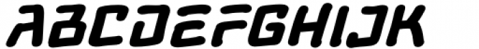 Cybervox Bold Italic Font LOWERCASE