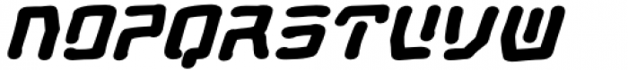 Cybervox Bold Italic Font LOWERCASE