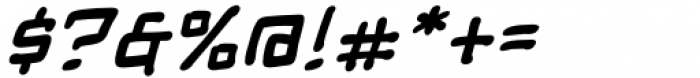 Cybervox Italic Font OTHER CHARS