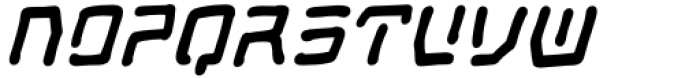 Cybervox Italic Font LOWERCASE
