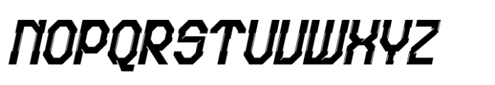 Cybros Italic Font UPPERCASE
